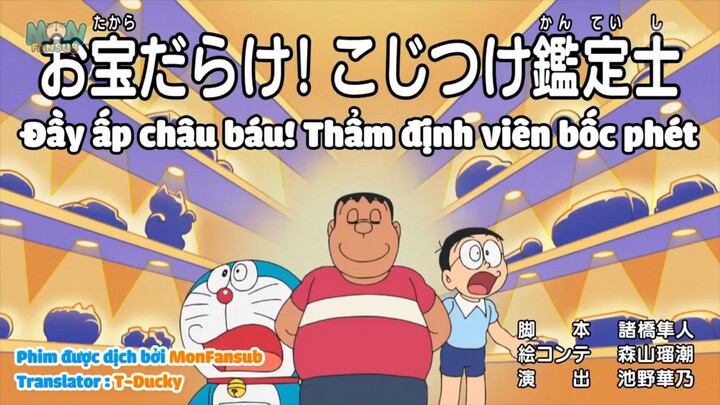 Doraemon Vietsub _ Đầy Ấp Châu Báu ! Thẩm Định Viên Bốc Phét