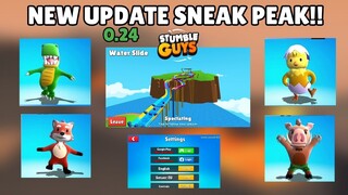 NEW UPDATE 0.24 SNEAK PEAK Stumble Guys