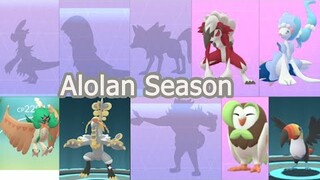 New Gen 7 rare and starter evolution Litten, Lycanroc, Gumshoos, Toucannon, Incineroar and more!