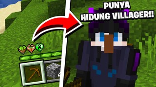 ADA DARAH CUSTOM DI MINECRAFT!! SAMPAI MUNCUL HIDUNG VILLAGER!! (PART 1)