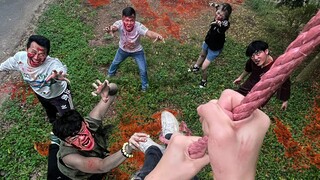 COVID-19 Zombie Outbreak 2.0 | Escape POV: Rescue My Crush From The Zombie House - ZOMBIE PARKOUR