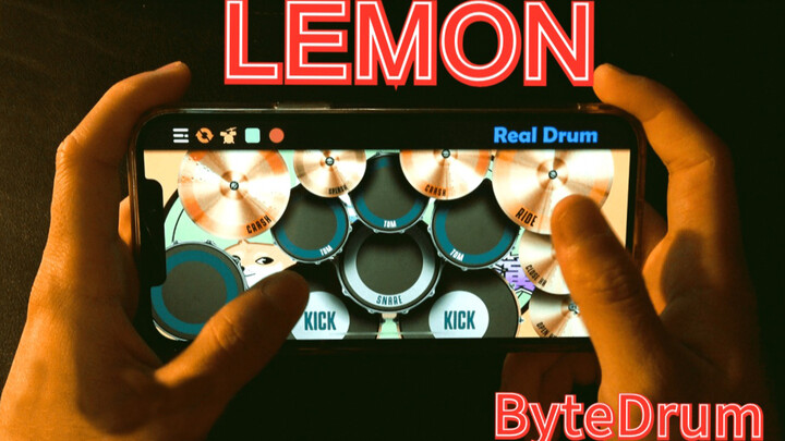 [Music]Play with the drum set in your mobile phone!|"LEMON"