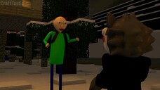 PIGGY BOOK 2 CHAPTER 11 MICHAEL MYERS vs SONIC & BALDI ROBLOX CHALLENGE Minecraft Animation part 1