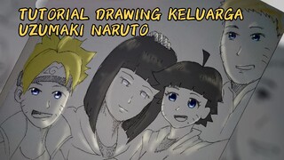 MENGGAMBAR KELUARGA UZUMAKI NARUTO || BORUTO