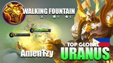 Uranus Back to Meta! Unkillable Roaming Tank! | Top Global Uranus Gameplay By AmenTzy ~ MLBB