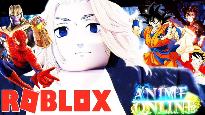 Roblox - CHƠI THỬ GAME ANIME NÀY KHÔNG NGỜ LÀ CÓ CẢ NGƯỜI NHỆN SPIDER MAN VÀ THANOS  - Anime Online