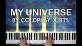 My Universe by Coldplay X BTS piano cover with free sheet music