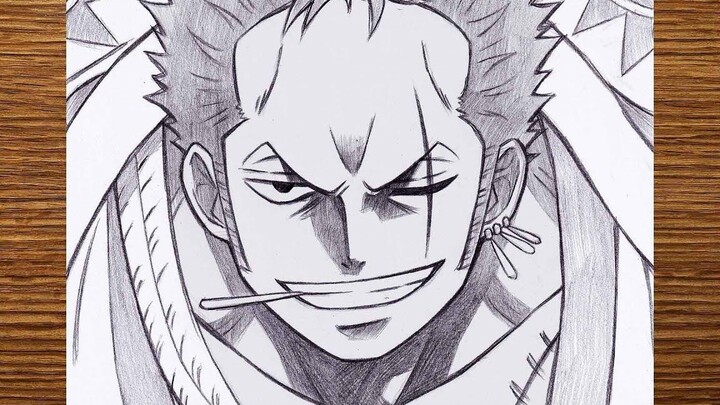 วิธีการวาด Zoro จาก One Piece ขั้นตอนการวาด Zoro กวดวิชา