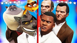 BAD GUYS MOVIE vs GTA 5 BAD GUYS