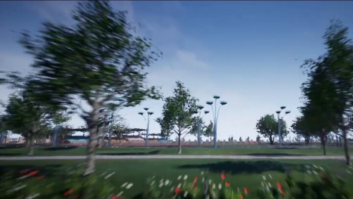 โครงการสำเร็จการศึกษา "Zhanjiang University of Science and Technology 2077" โดยใช้ Unreal 4