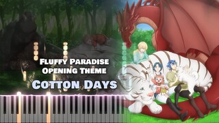 Fluffy Paradise OP『Cotton Days』Sizuk / Shunryu(TV Size) [piano]