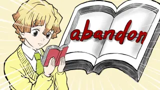 【Animation】Zenitsu learning vocab vs. you