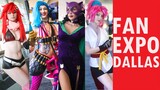 THIS IS FAN EXPO DALLAS TEXAS COMIC CON 2024 BEST COSPLAY MUSIC VIDEO VLOG COSTUMES ANIME EXPO
