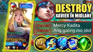 KADITA DESTROYED XAVIER IN RANK GAME!! | KADITA BEST BUILD 2022 | TOP GLOBAL KADITA GAMEPLAY