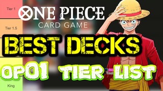 ONE PIECE Decks Más Potentes Después de OP01 | TIER LIST ONE PIECE TCG