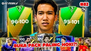 Konten Buka Pack Paling Hoki?! Pack Division Rivals di Spam OVR 100! #82 | FC Mobile Road To Glory