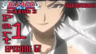 Bleach S:3 Part 1 episode 57 | Yoruichi skill shunsui | tagalog/english | reaction video
