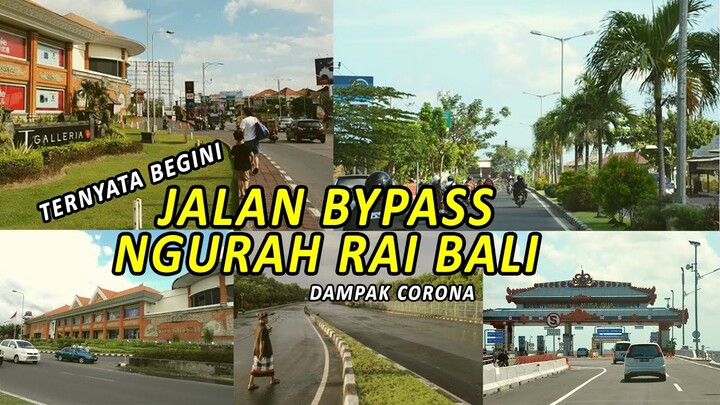 Situasi Bali Sekarang | Jalan Bypass Ngurah Rai Bali - Pariwisata Bali Sepi