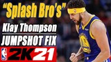 Klay Thompson Jumpshot Fix NBA2K21 with Side-by-Side Comparison
