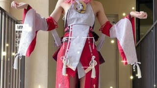 [Anak keempat] Cosplay Yae Kamiko dari Genshin Impact!