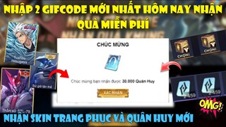 Liên Quân | Cách Nhận 2 CODE Mới Nhất Hôm Nay Nhận Quà Quân Huy Và Skin SSS+ Free Trong Sự Kiện Mới