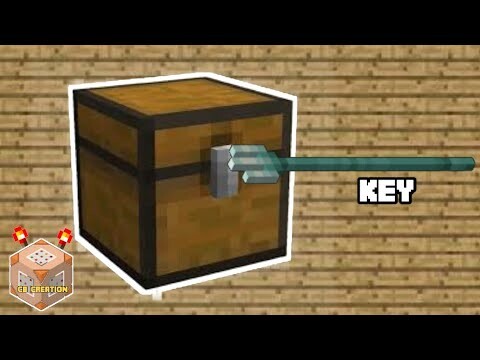 How To Make Lock Chest in Minecraft PE🔐