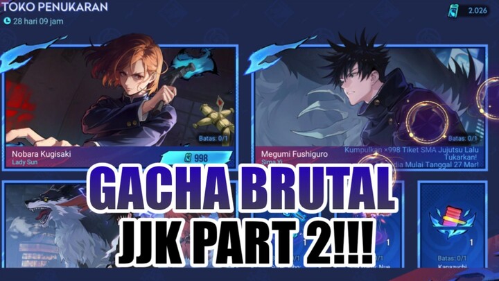 Gacha Brutal JJK Part 2!! Habis Berapa ya??🤔