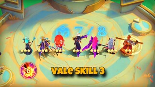 Magic Chess !! New Commander !! Vale Skill 3 !! Easy 3 stars Heroes !!