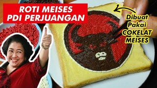 Susun Meses Cokelat bentuk Logo PDI Perjuangan