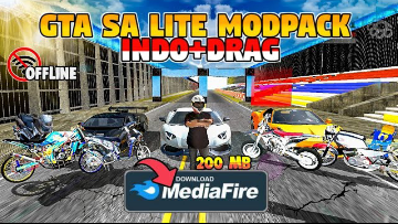 Gta Sa Lite Modpack Indo & Drag || Cuma 200 Mb offline terbaru 2021