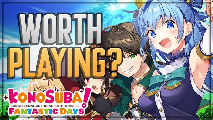 Does it live up to the HYPE?? Worth playing? (KonoSuba: Fantastic Days)