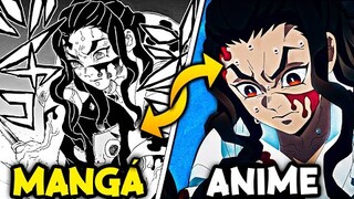 🔥 12 DIFERENÇAS entre o ANIME e o MANGÁ de DEMON SLAYER! (Ep.7 / 3 Temporada)