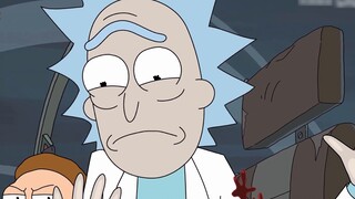 "Rick and Morty" Season 2 Episode 9 Grandpa and grandson transform into Iron Man, fighting violence 