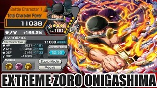 EXTREME ZORO ONIGASHIMA GAMEPLAY | ONE PIECE BOUNTY RUSH | OPBR