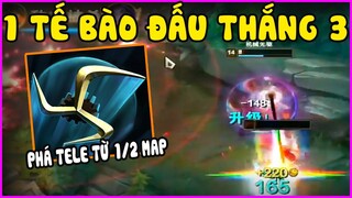 Một tế bào có thể đánh thắng được 3 người, Phá Tele từ 1/2 Map - LMHT - LOL - Skin - Montage