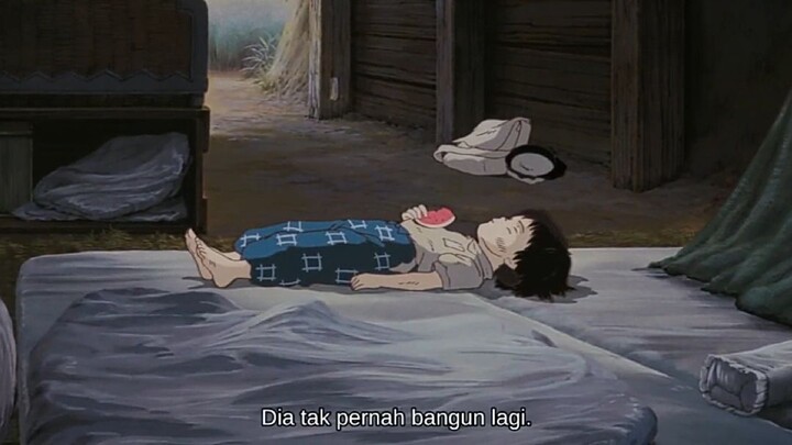 Sad momen Grave of the Fireflies, Penasan maksudnya apa tinggal tonton full nya di My video.