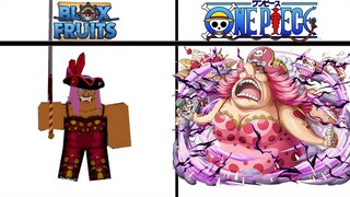 Blox Fruit Bosses Vs One Piece Characters 😈 [ Part. 3]