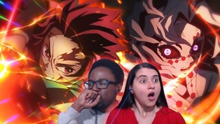 Tanjiro, Nezuko and Giyu vs Rui Full Fight Reaction | Reactions Highlights