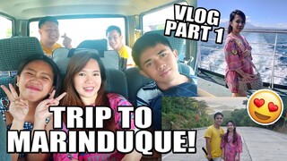 TRIP TO MARINDUQUE VLOG PART 1 ❤❤