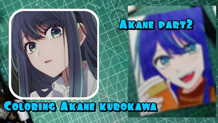 Akane kurokawa part 2 (coloring)