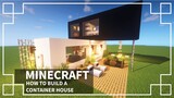 ⚒️Minecraft : How to make a Container House in Minecraft