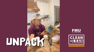 UNPACK Healthy Groceries w/ Coach Amber & Coach Theo | Stocking up for 30 days of FMU Clean & Lean