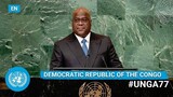 🇨🇩 Congo - President Addresses UN General Debate, 77th Session (English) | #UNGA