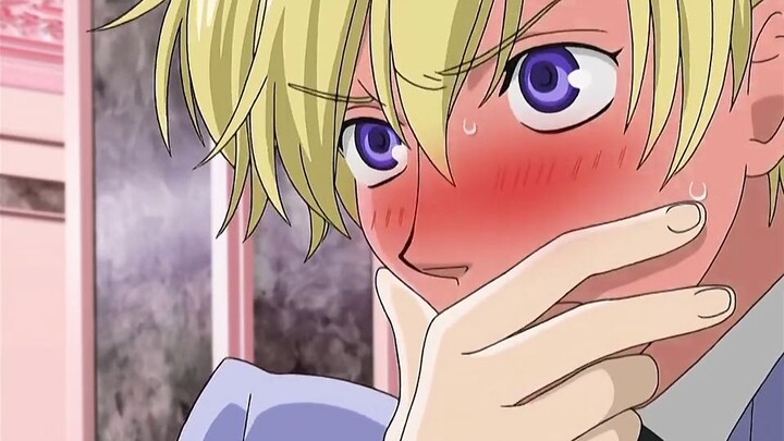 The boy's blush is better than any love words~