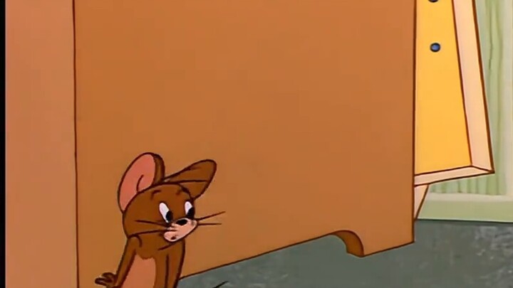 Tom và Jerry|Tập 106: Chú mèo nhút nhát [bản khôi phục 4K] (ps: kênh trái: phiên bản bình luận; kênh
