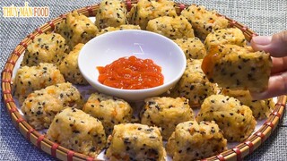 Món ăn ngon từ cơm nguội # cách làm bánh cơm