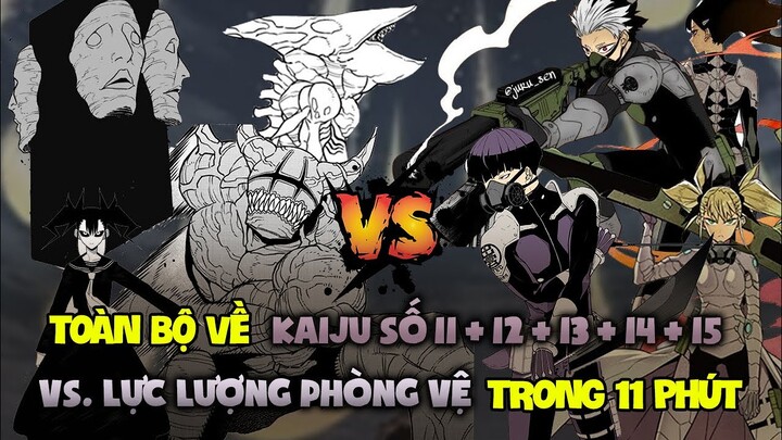 Kaiju Số 11, 12, 13, 14 Và 15 Bị Đánh Bại Như Thế Nào?