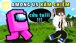 KHI AMONG US XÂM CHIẾM MINECRAFT 😱 || VINH SỢ TÈ RA QUẦN KHI GẶP KẺ GIẢ MẠO XUẤT HIỆN TRONG THẾ GIỚI