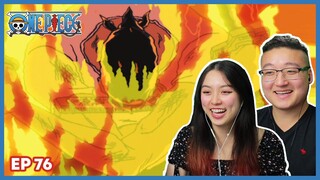 FLAMING ONIGIRI 🔥🍙 | ONE PIECE Episode 76 Couples Reaction & Discussion