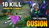 Gusion Amazing Outplay [ Gusion Best Build Top Global ] By Helltaker魔女 - Mobile Legends